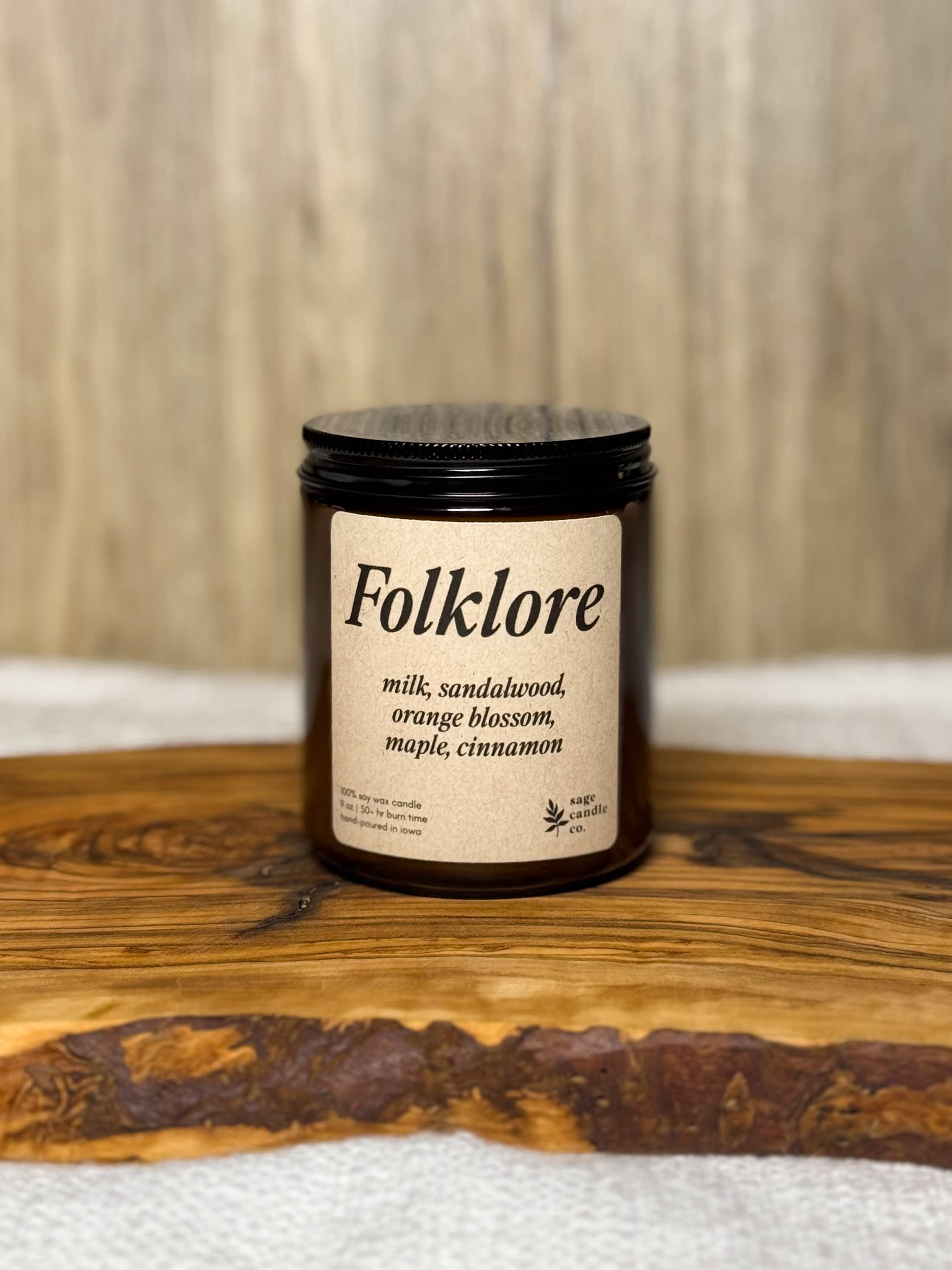 Folklore - 100% Soy Wax Candle