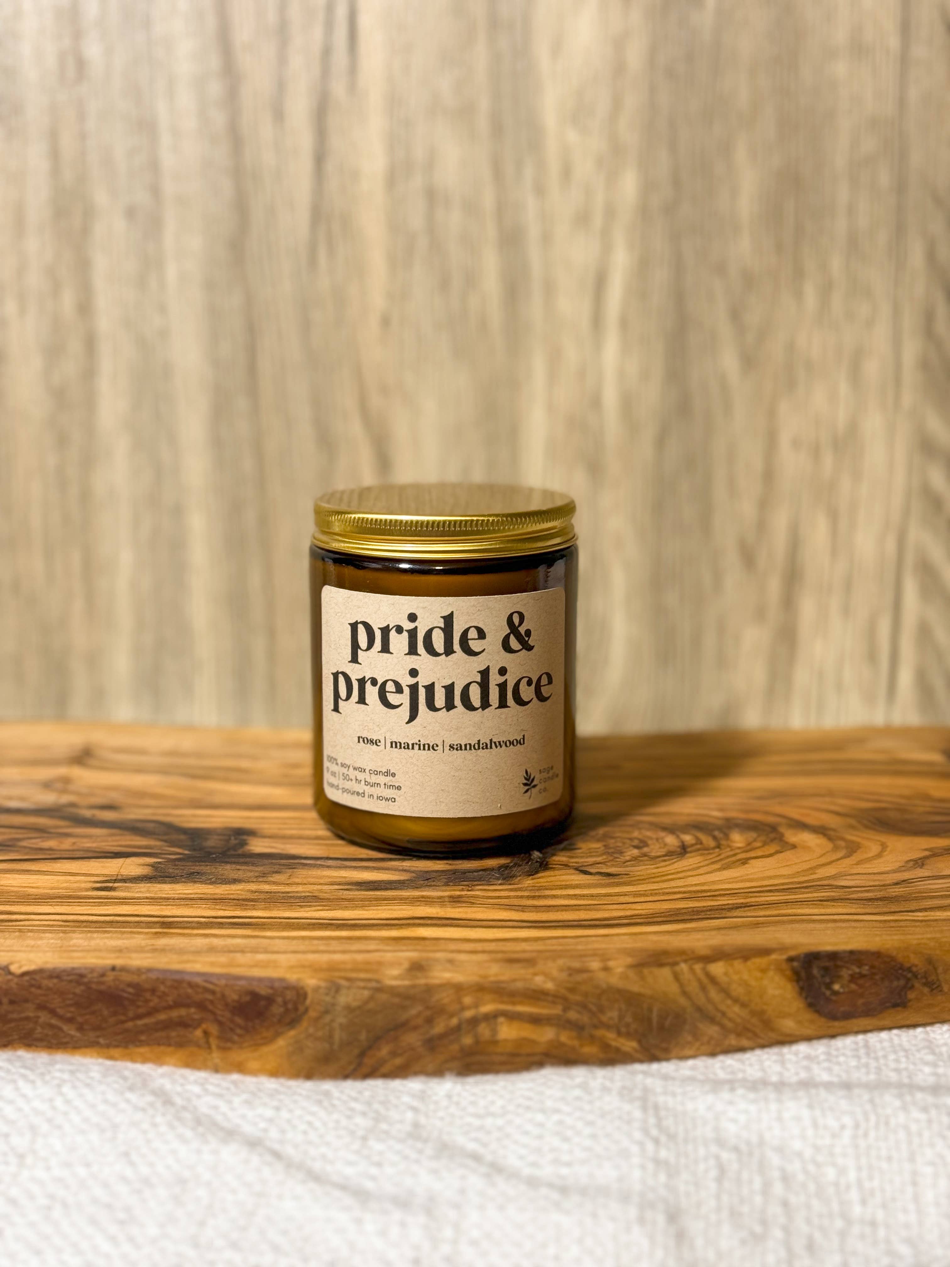 Pride & Prejudice - 100% Soy Wax Candle
