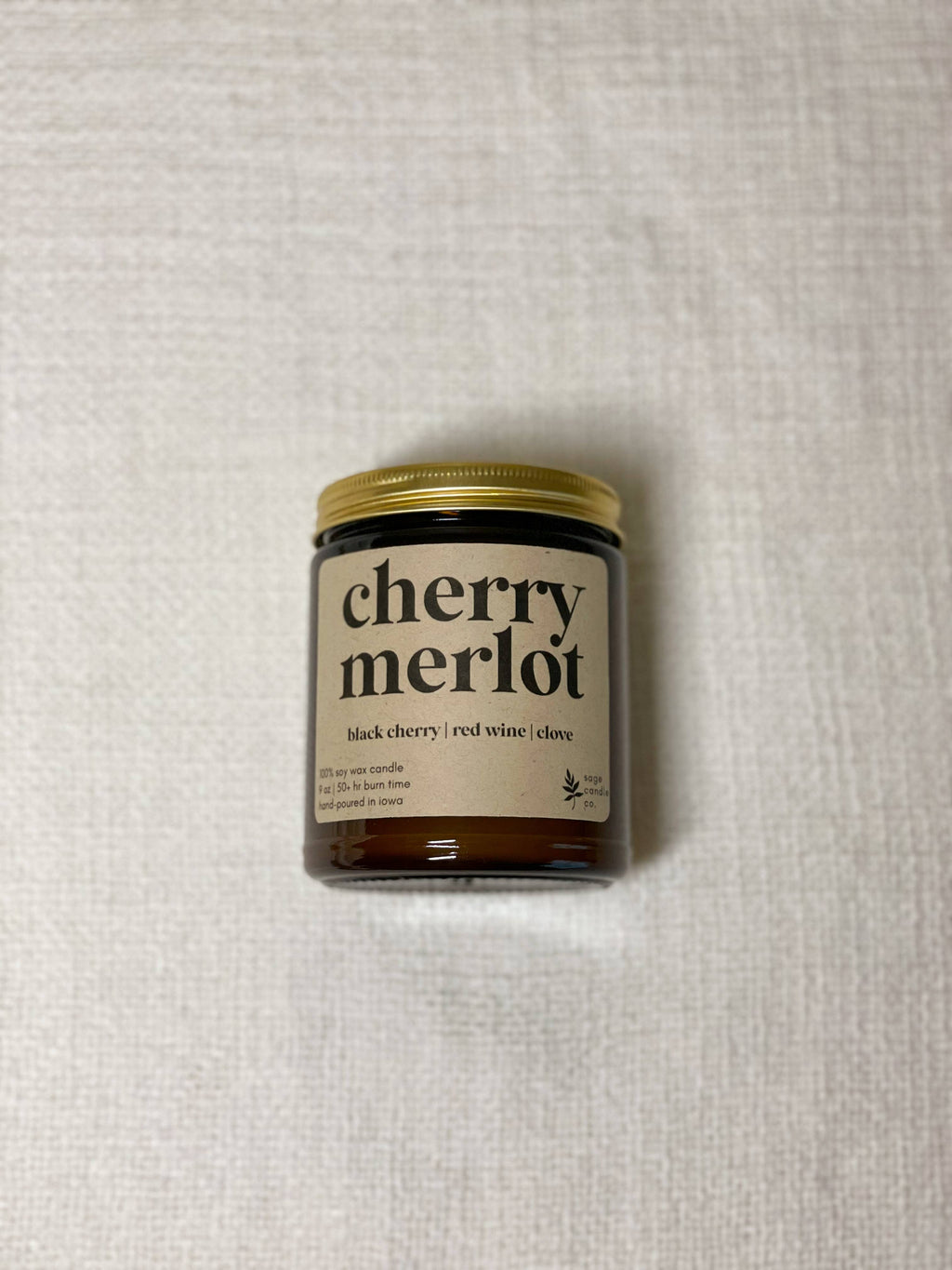 Cherry Merlot - 100% Soy Wax Candle