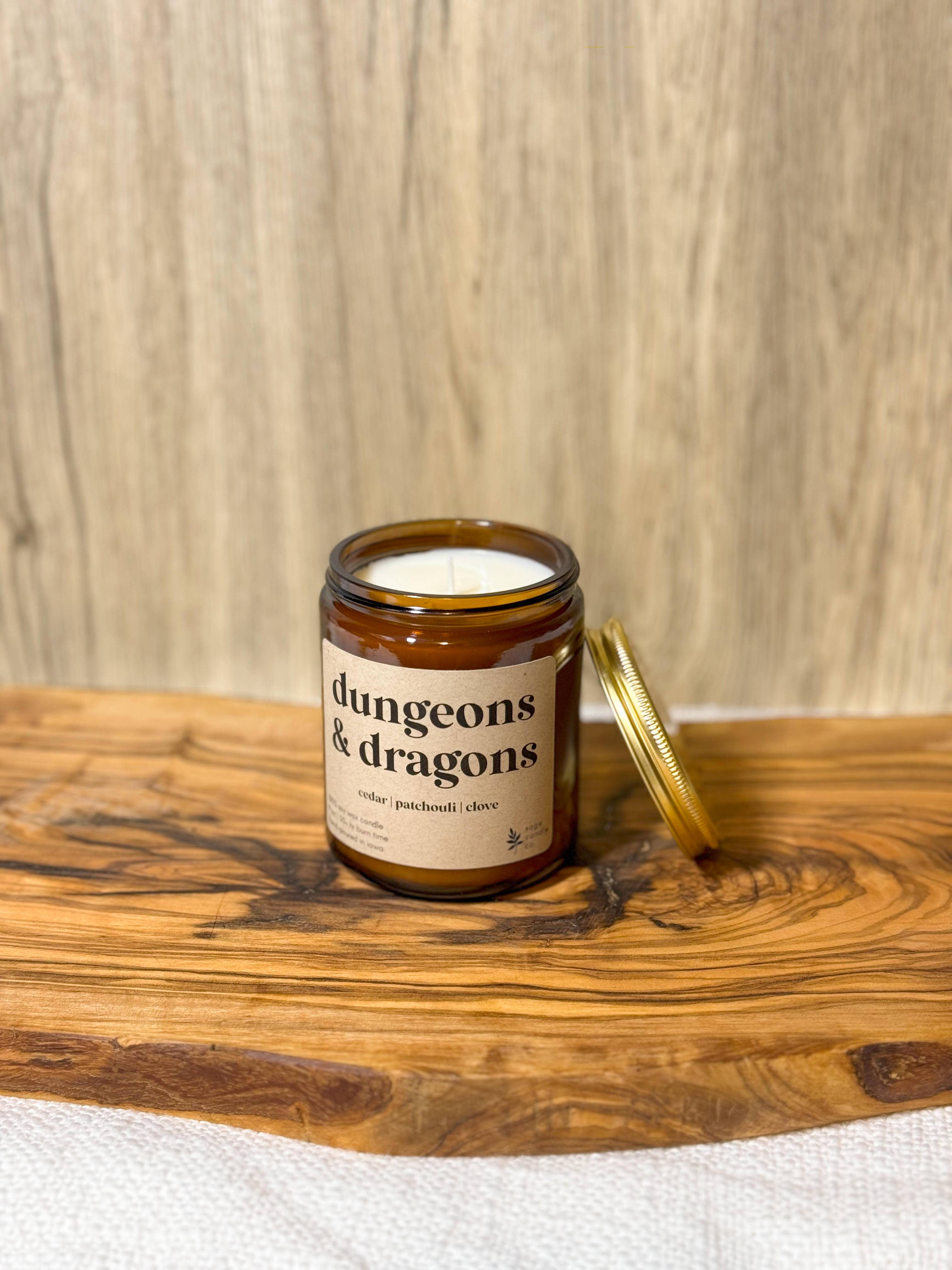 Dungeons & Dragons - 100% Soy Wax Candle