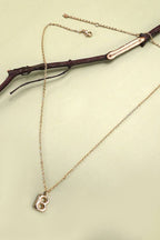 BUBBLE LETTER NECKLACE