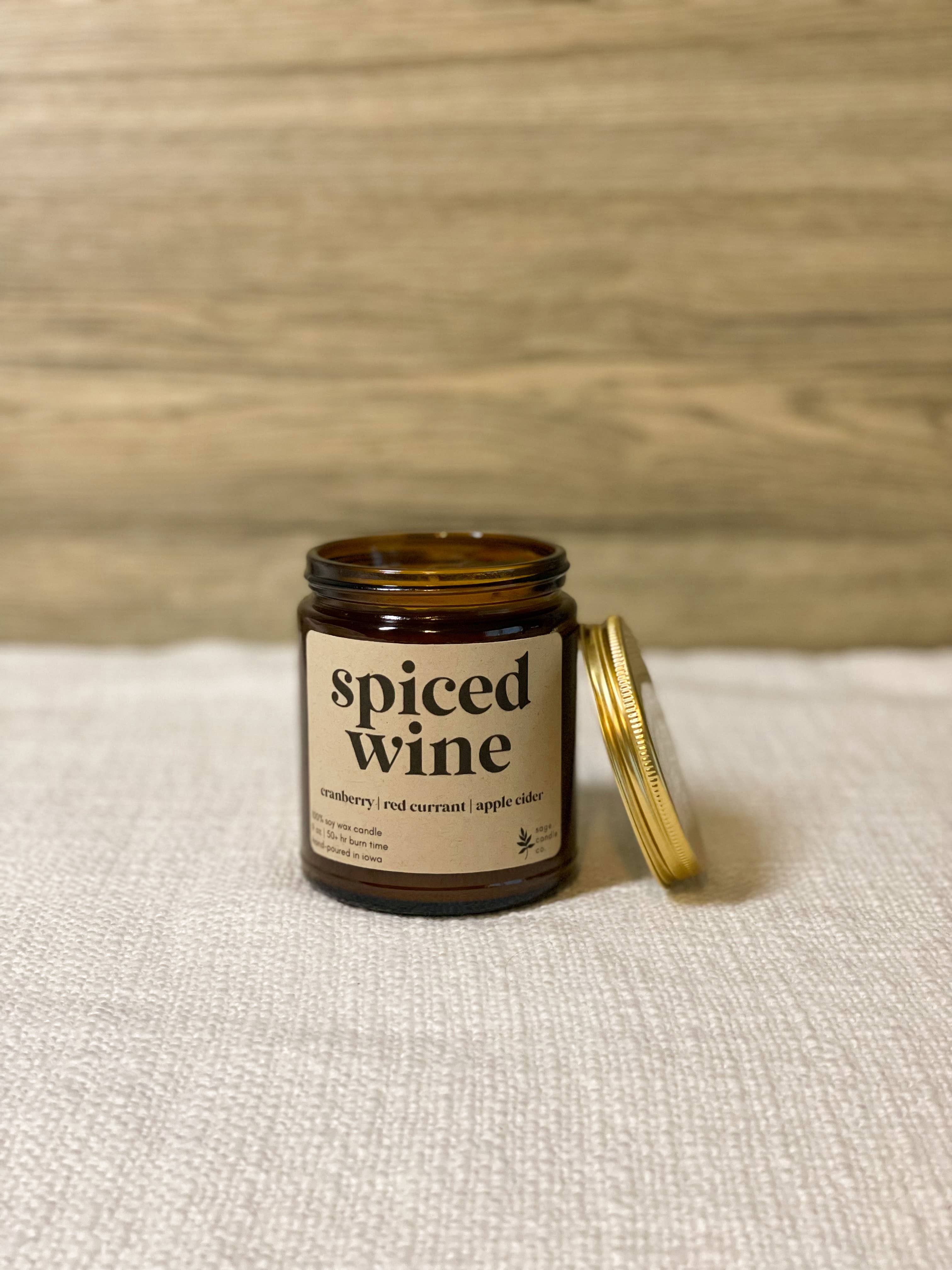 Spiced Wine - 100% Soy Wax Candle