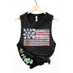 American Flag Mineral Graphic Tank Top