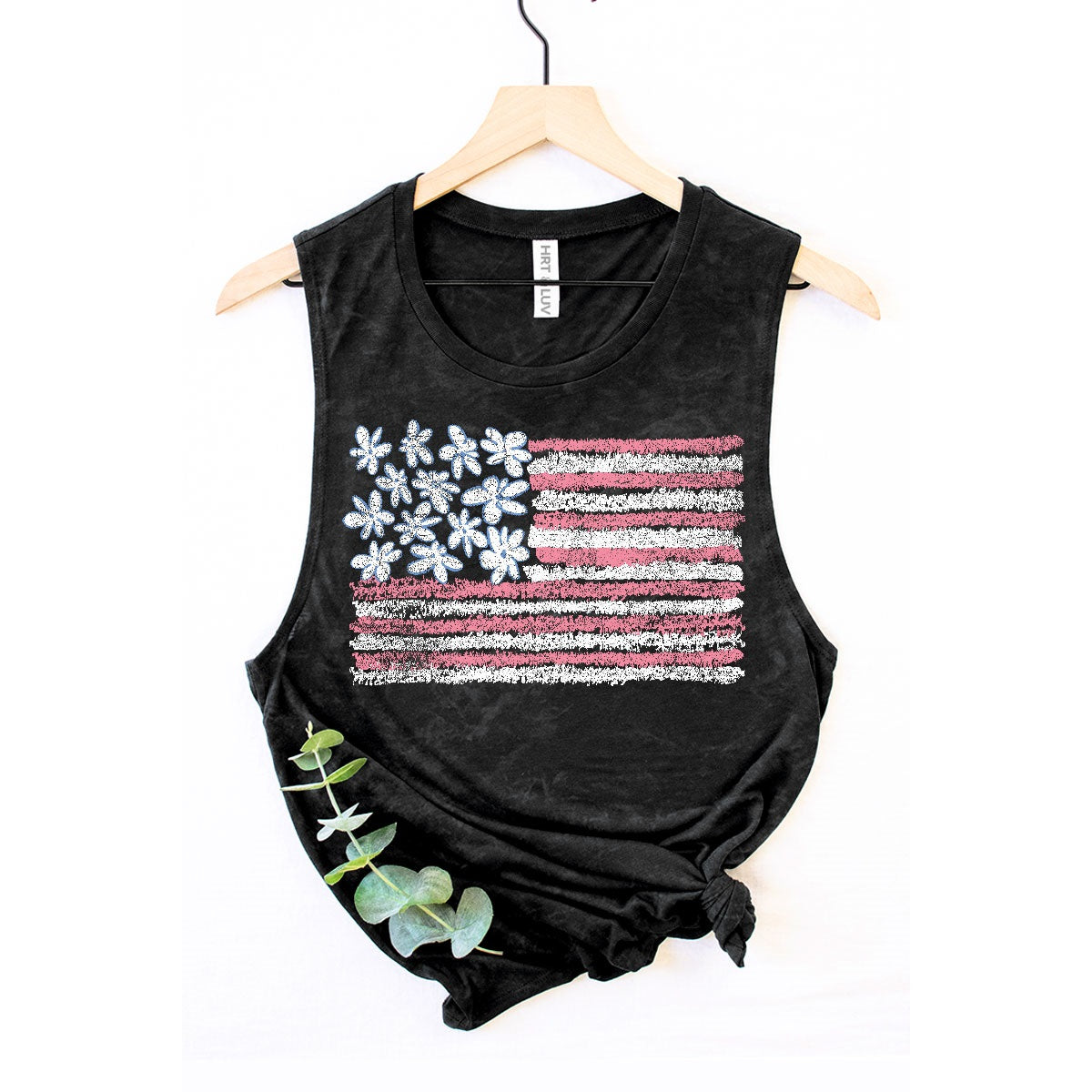 American Flag Mineral Graphic Tank Top