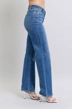 Judy Blue V-Front WB Vintage Wash 90's Straight Fit