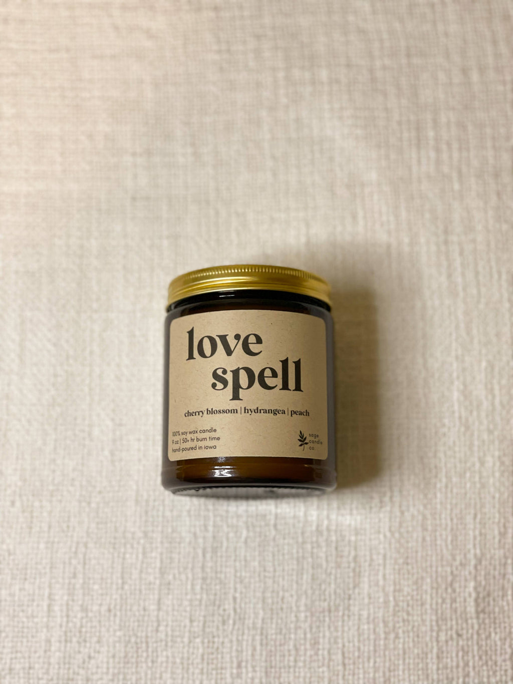 Love Spell - Valentine's Day Candle - 100% Soy Wax Candle