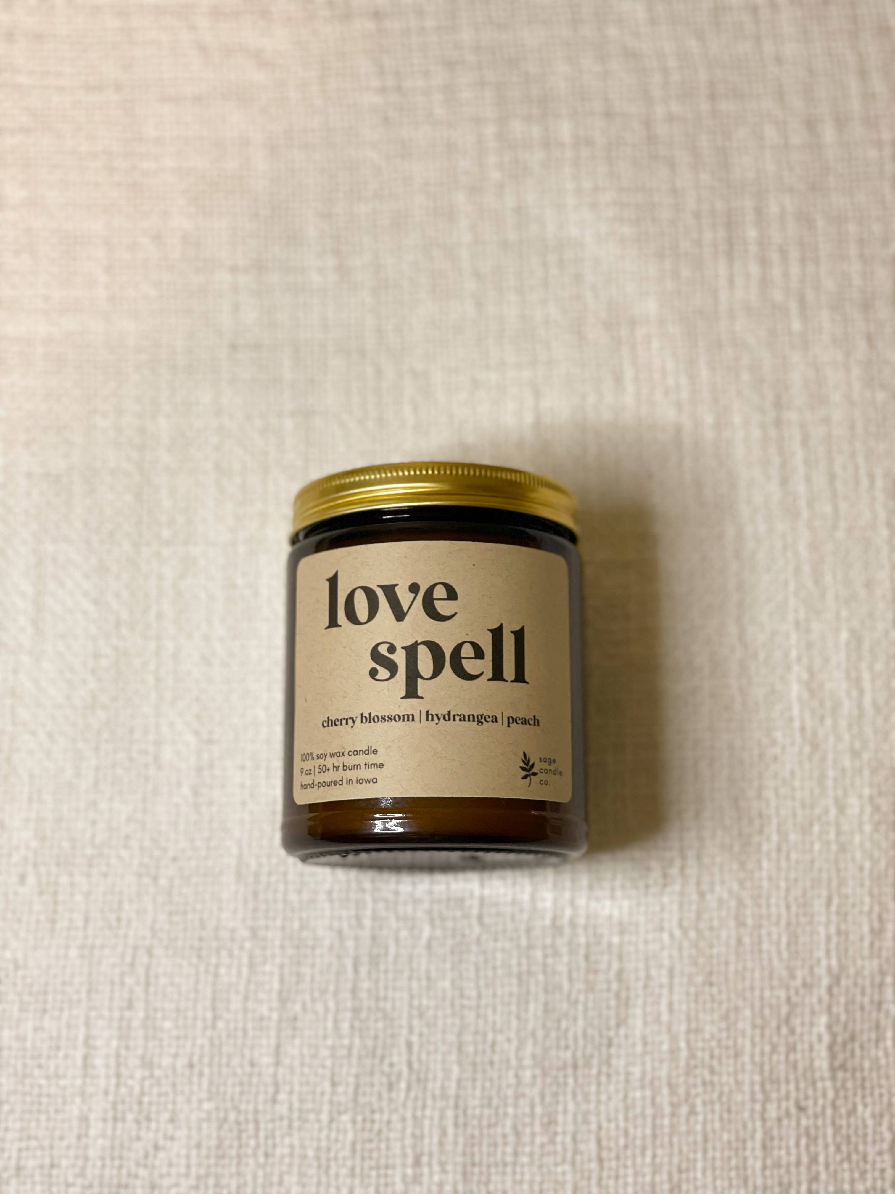 Love Spell - Valentine's Day Candle - 100% Soy Wax Candle