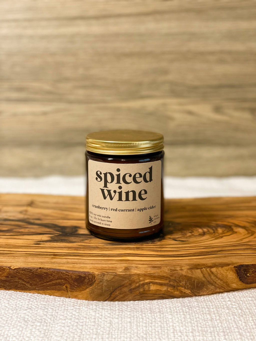 Spiced Wine - 100% Soy Wax Candle