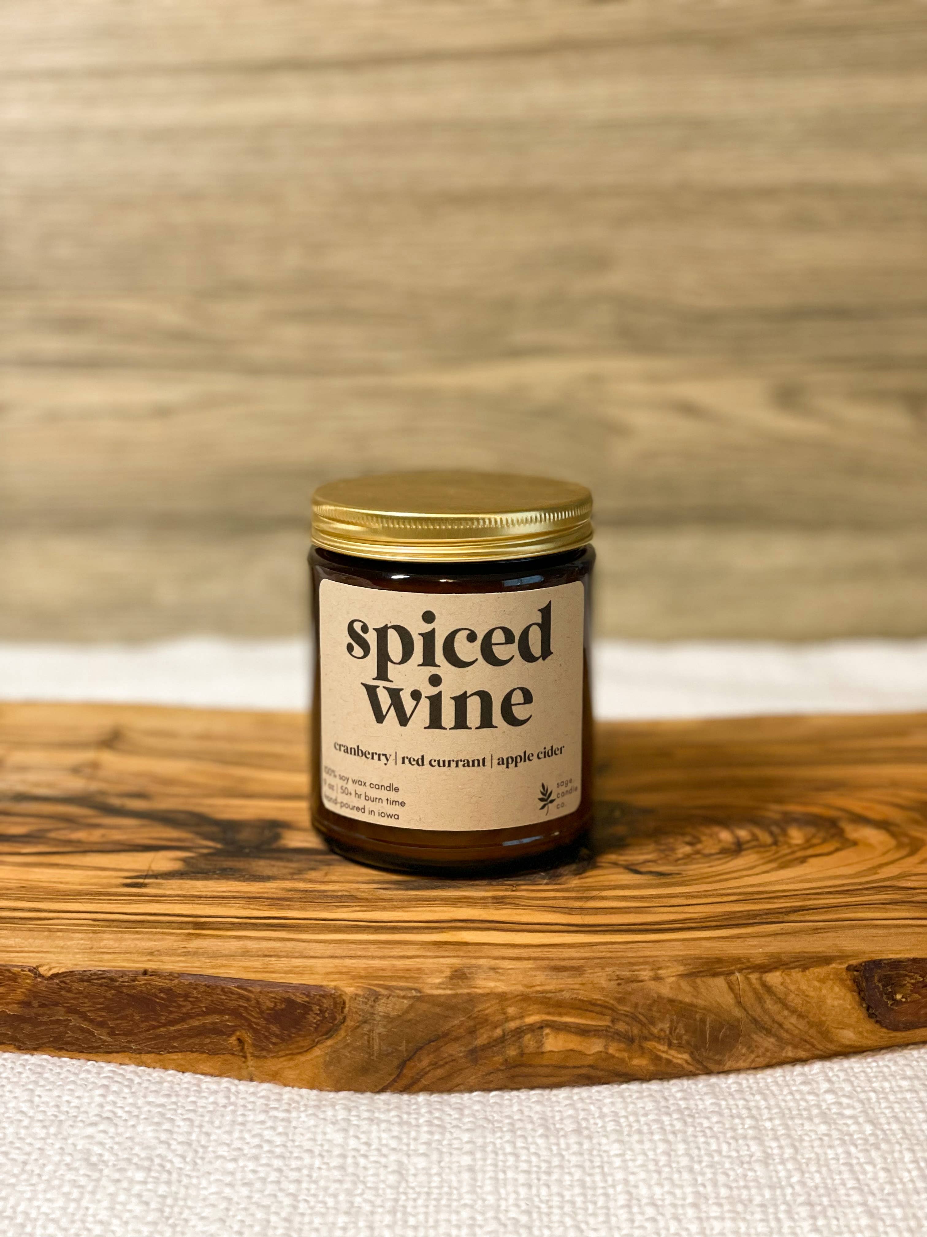 Spiced Wine - 100% Soy Wax Candle