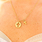 Cross Cutout Necklace
