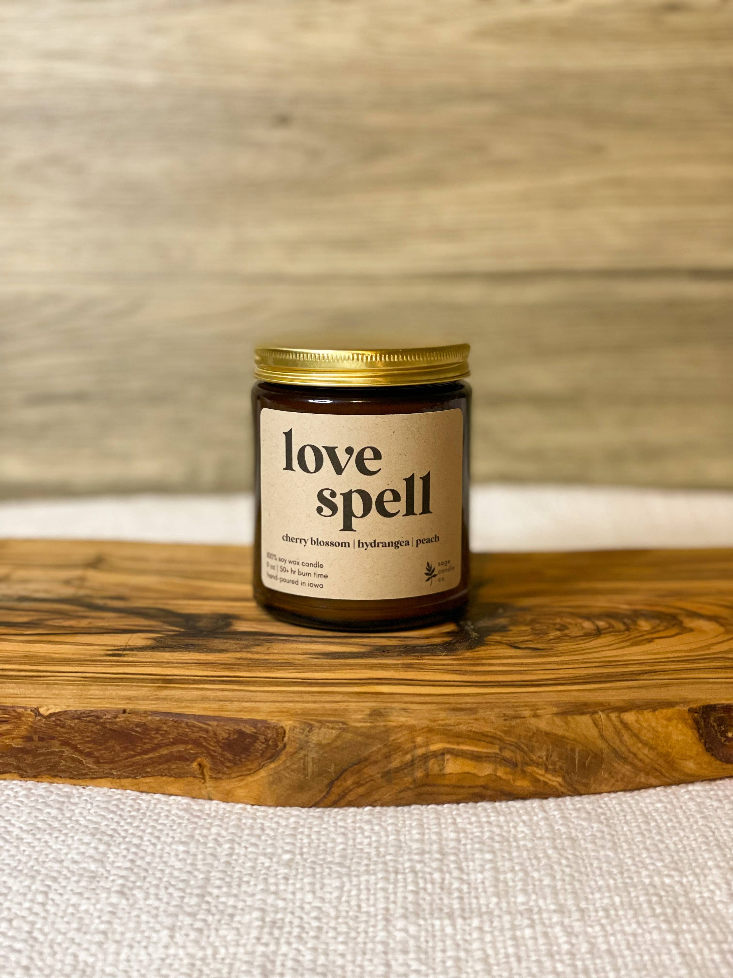 Love Spell - Valentine's Day Candle - 100% Soy Wax Candle