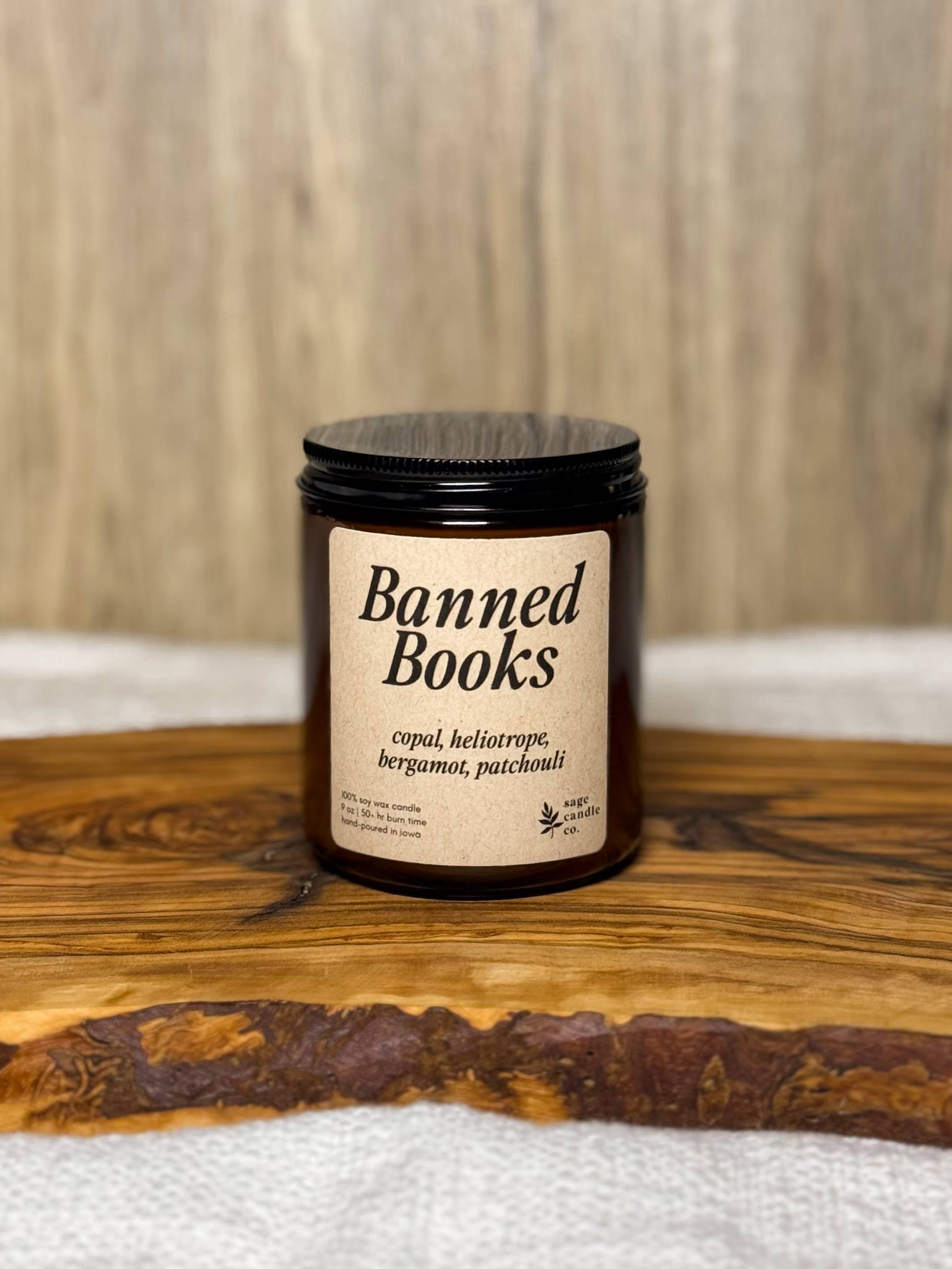 Banned Books - 100% Soy Wax Candle