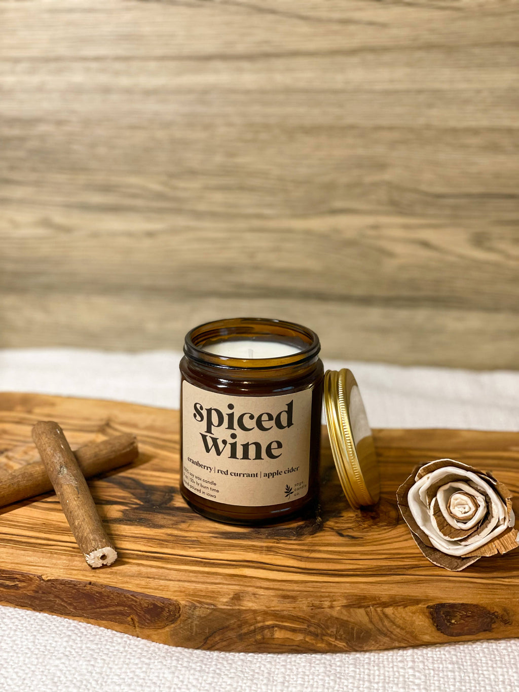 Spiced Wine - 100% Soy Wax Candle