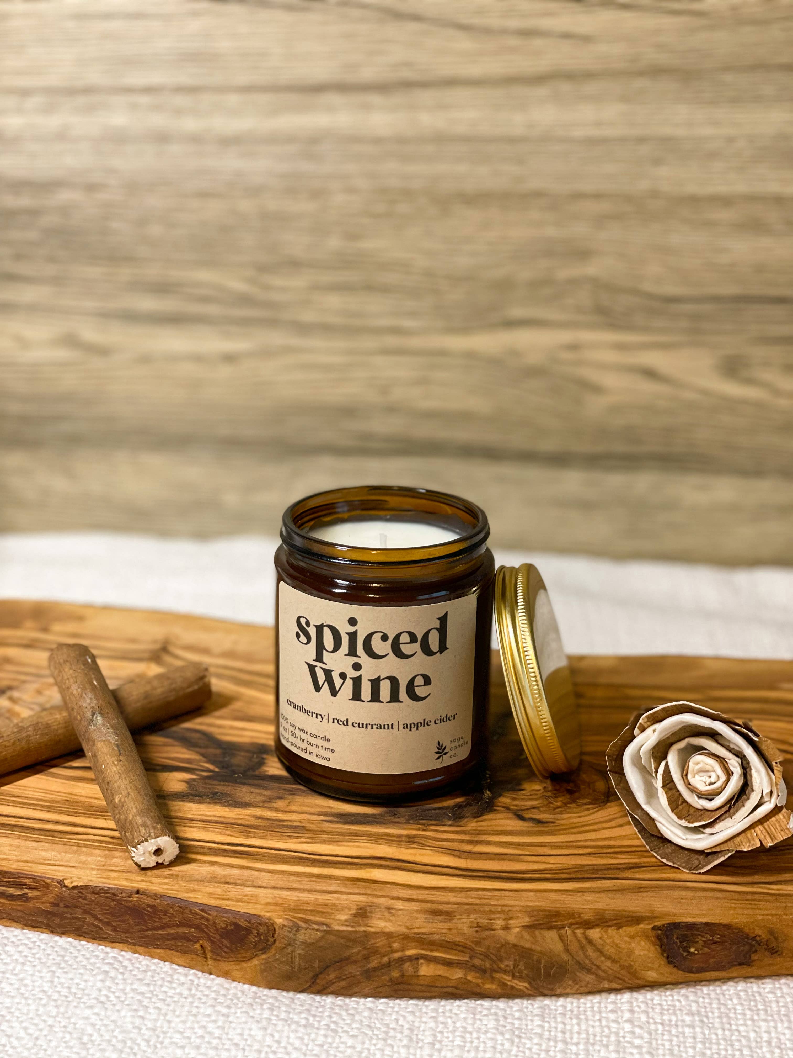 Spiced Wine - 100% Soy Wax Candle