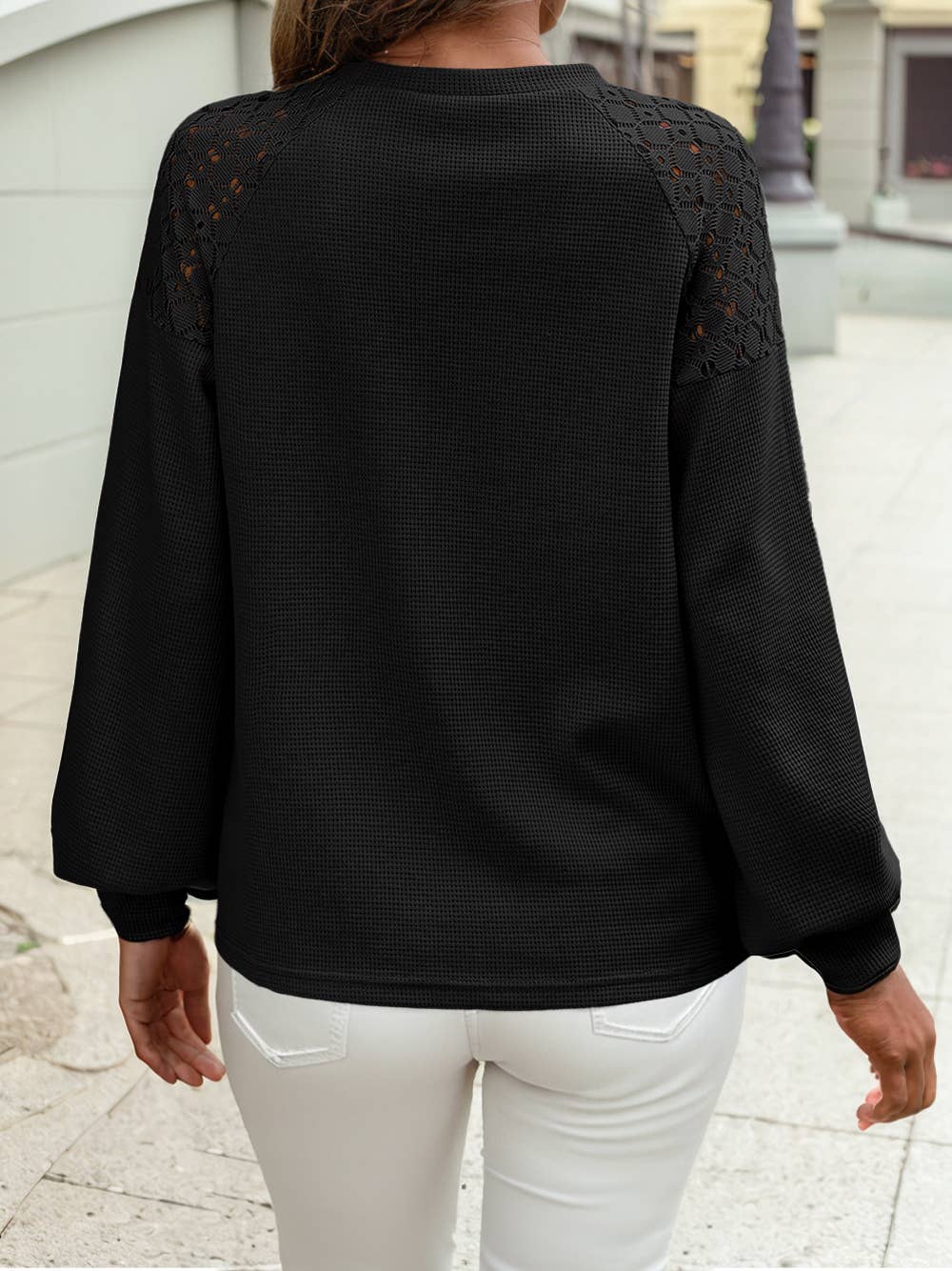 Lace Long Sleeve Top
