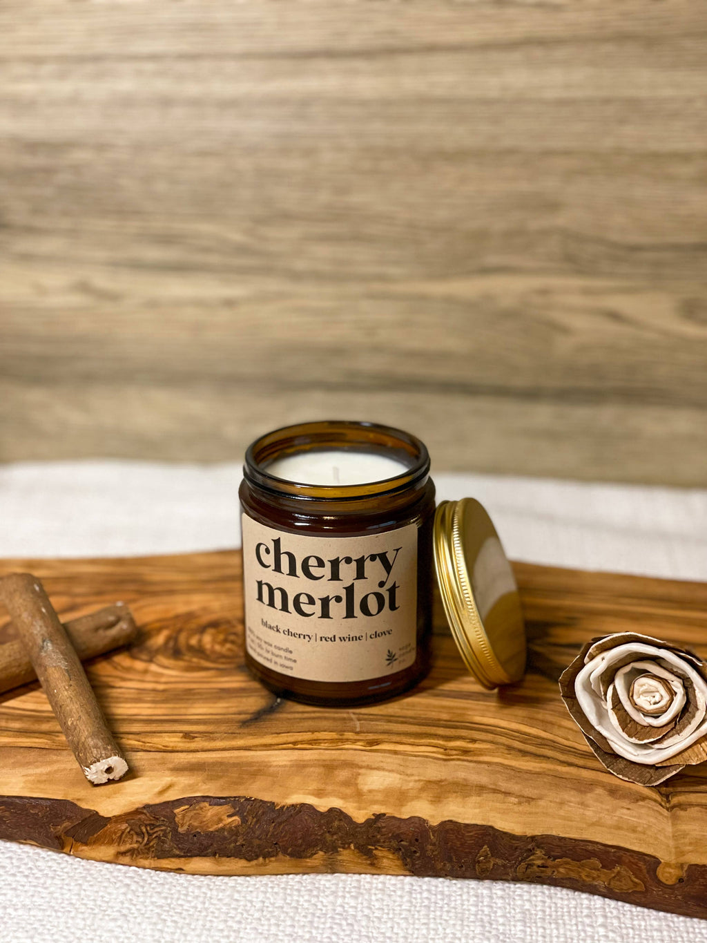 Cherry Merlot - 100% Soy Wax Candle