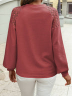 Lace Long Sleeve Top