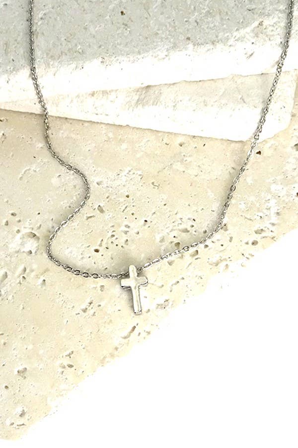 MINI CROSS NECKLACE