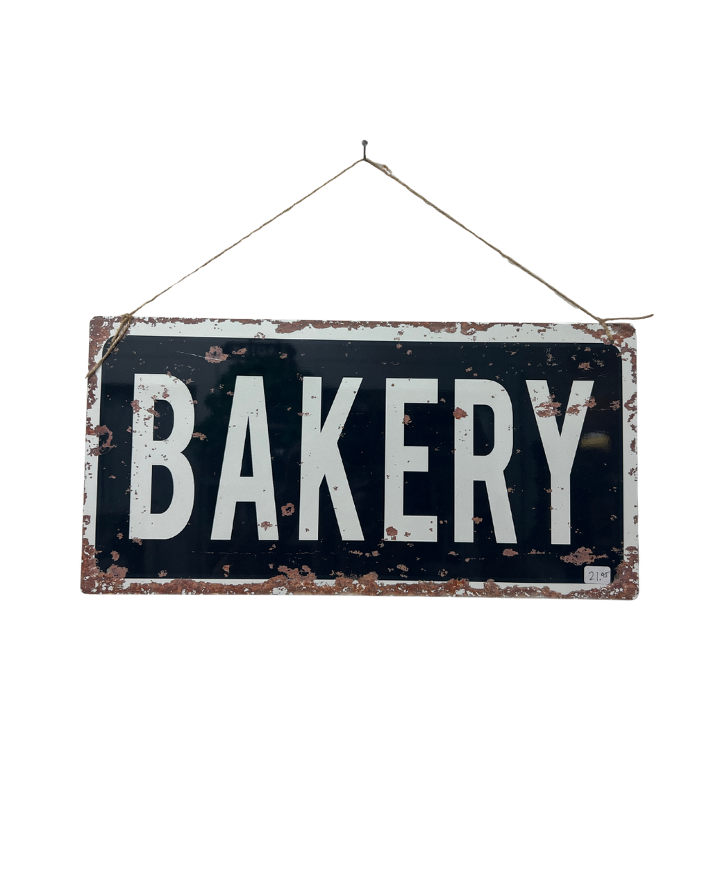 Vintage Shop Sign Bakery Shop - Metal Wall Sign