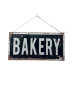 Vintage Shop Sign Bakery Shop - Metal Wall Sign