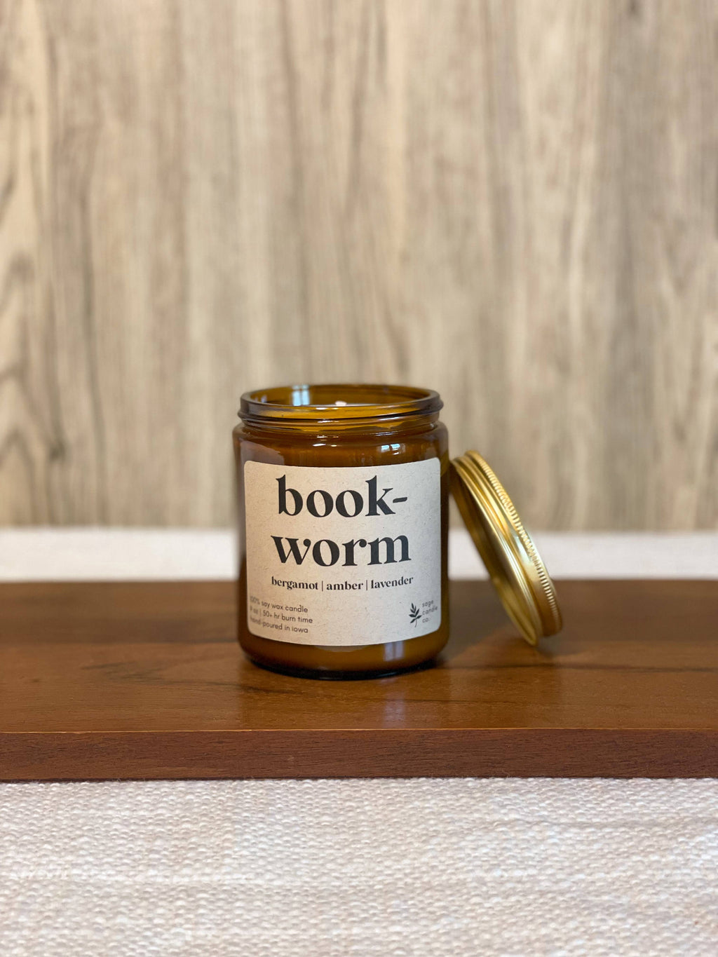 Bookworm - 100% Soy Wax Candle