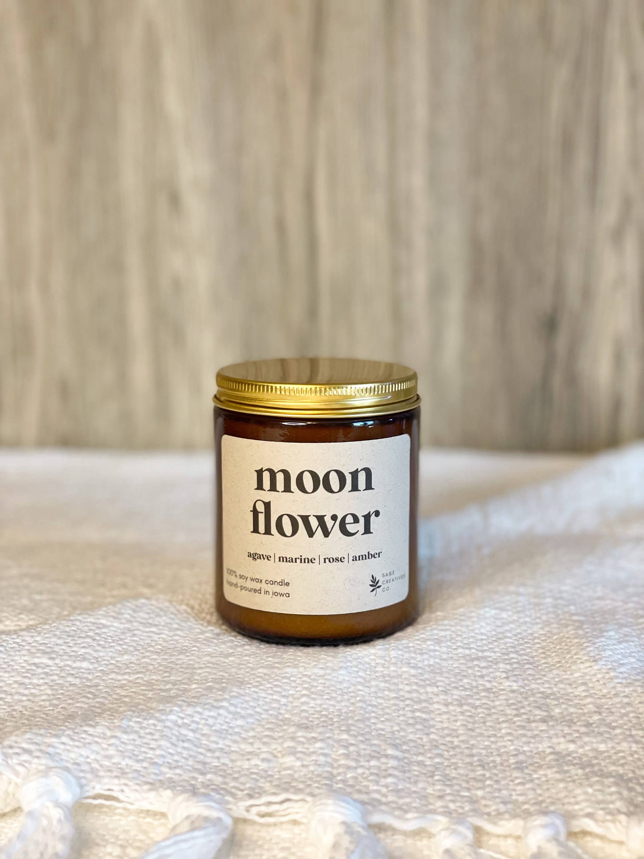 Moon Flower - 100% Soy Wax Candle