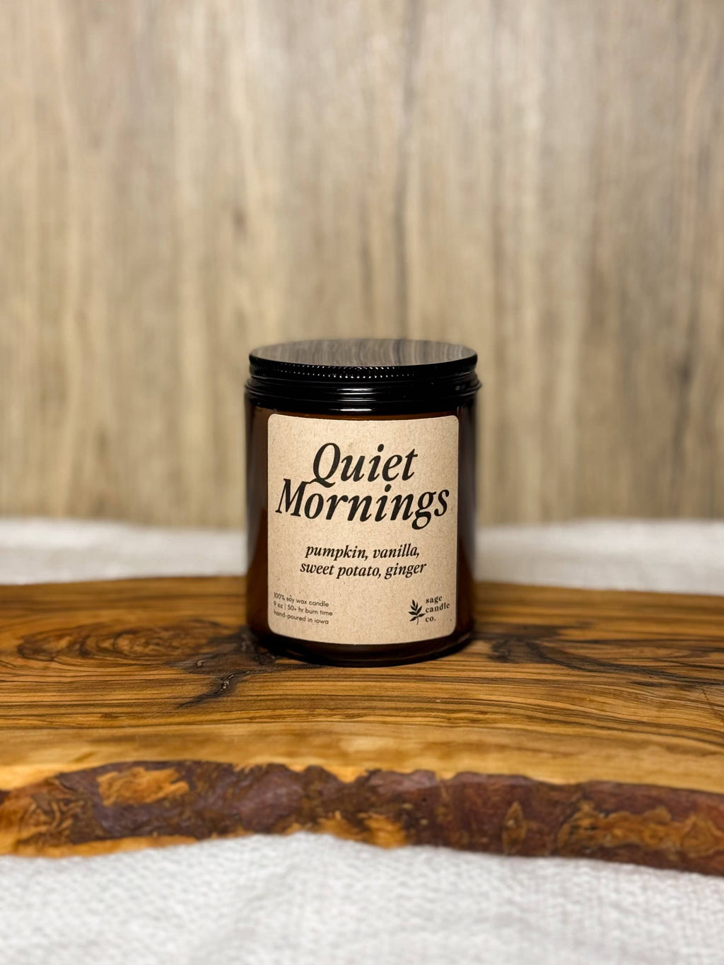 Quiet Mornings - 100% Soy Wax Candle