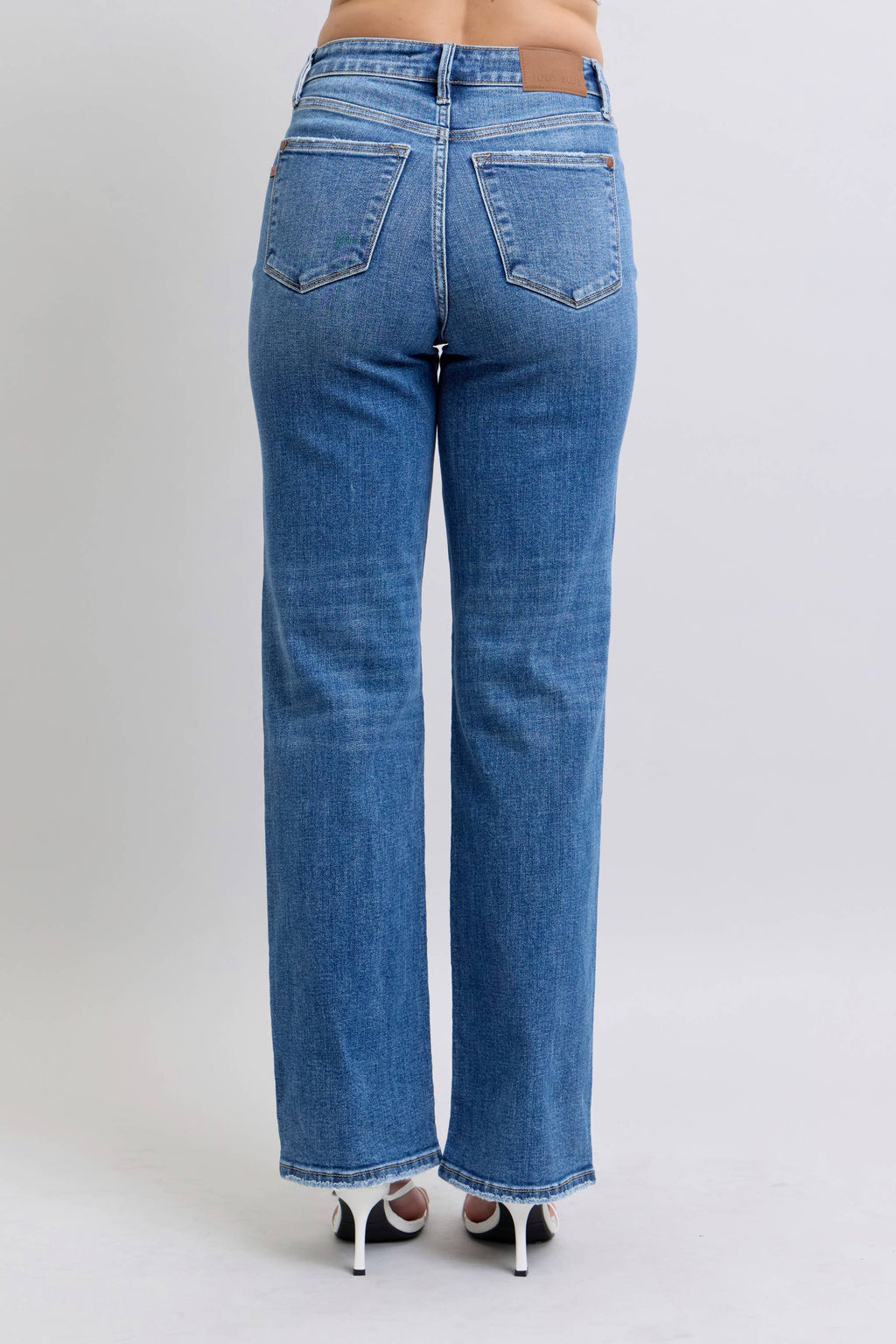 Judy Blue V-Front WB Vintage Wash 90's Straight Fit