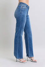 Judy Blue V-Front WB Vintage Wash 90's Straight Fit