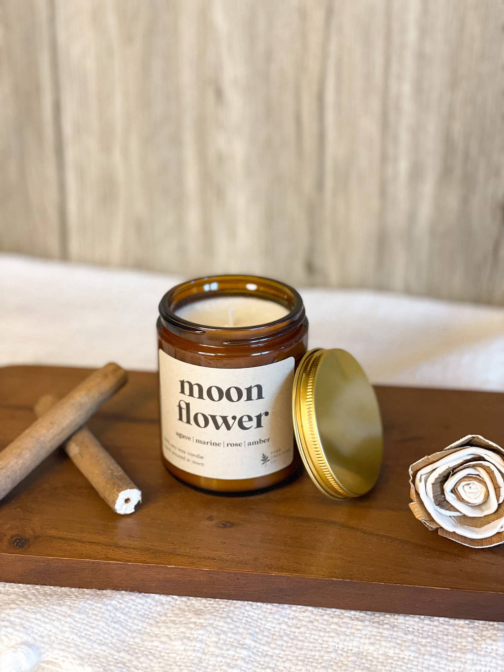 Moon Flower - 100% Soy Wax Candle