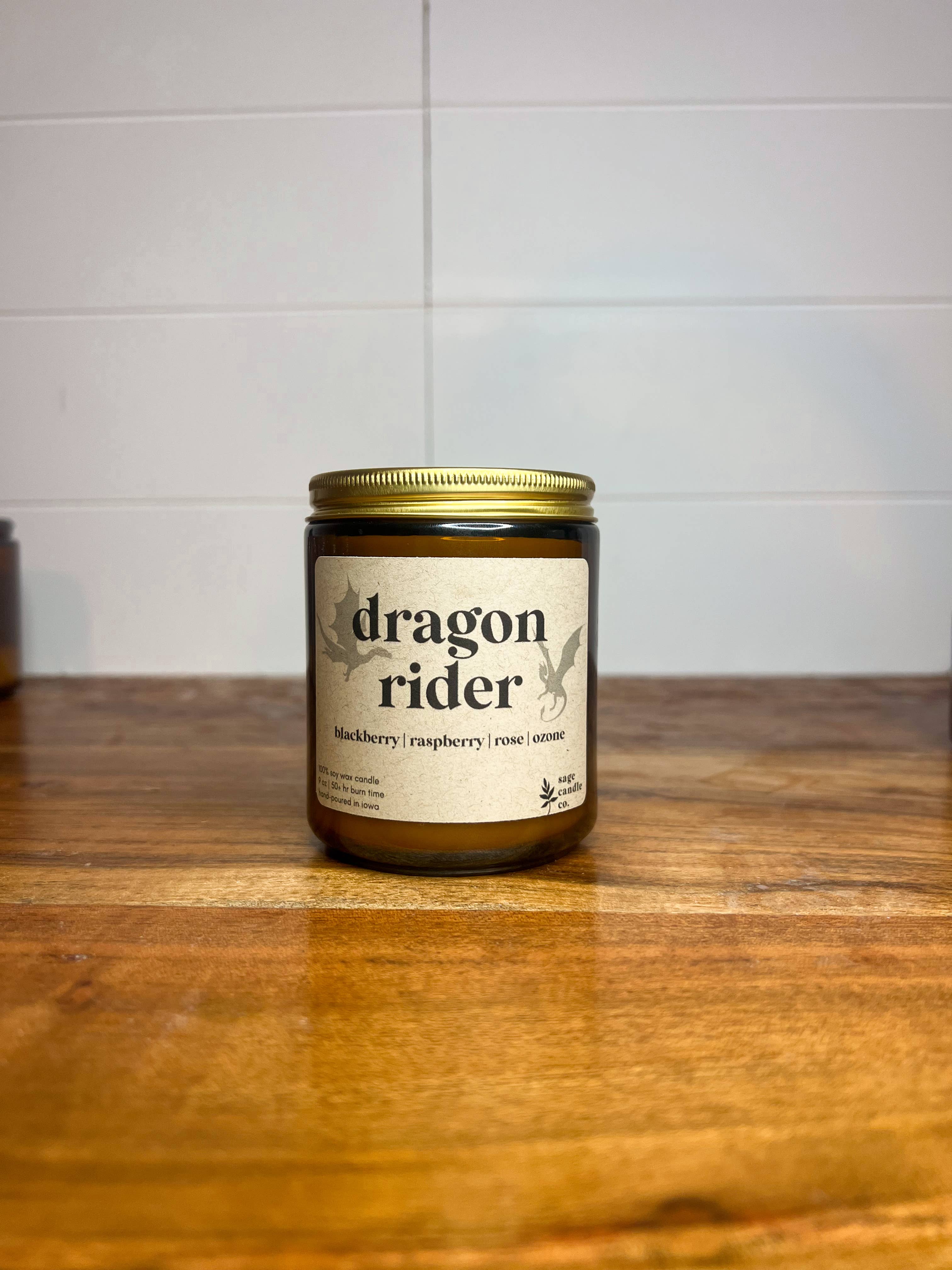 Dragon Rider - 100% Soy Wax Candle