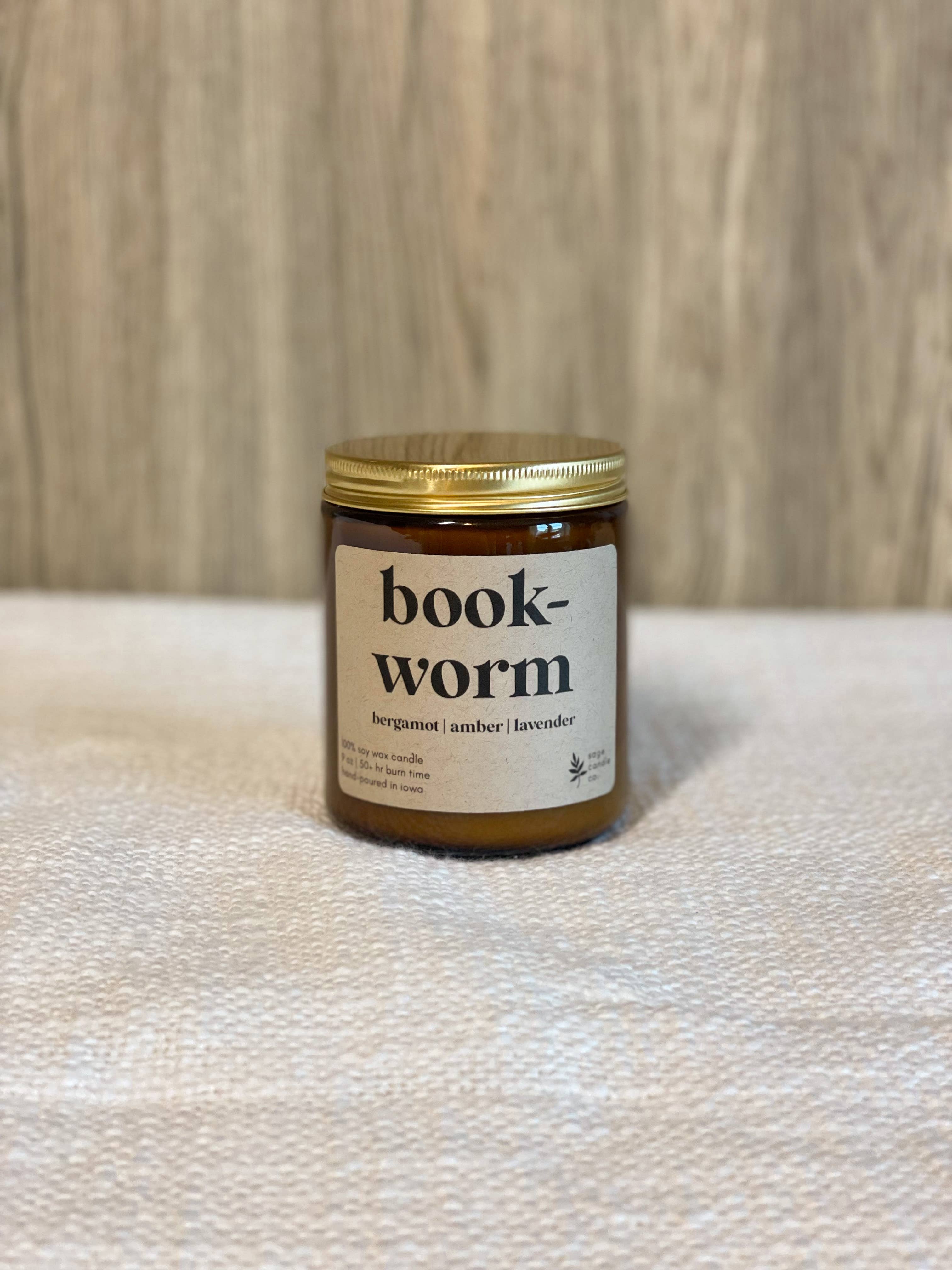 Bookworm - 100% Soy Wax Candle