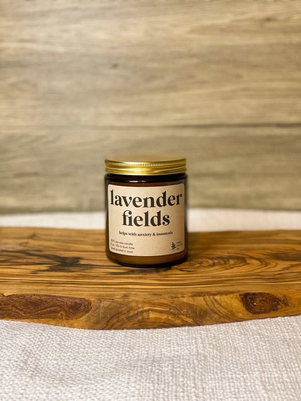 Lavender Fields - 100% Soy Wax Aromatherapy Candle