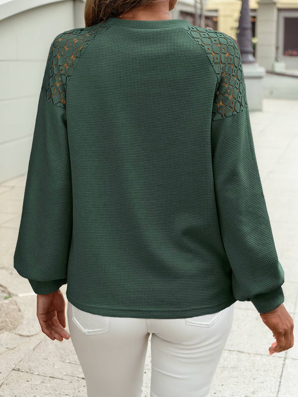 Lace Long Sleeve Top