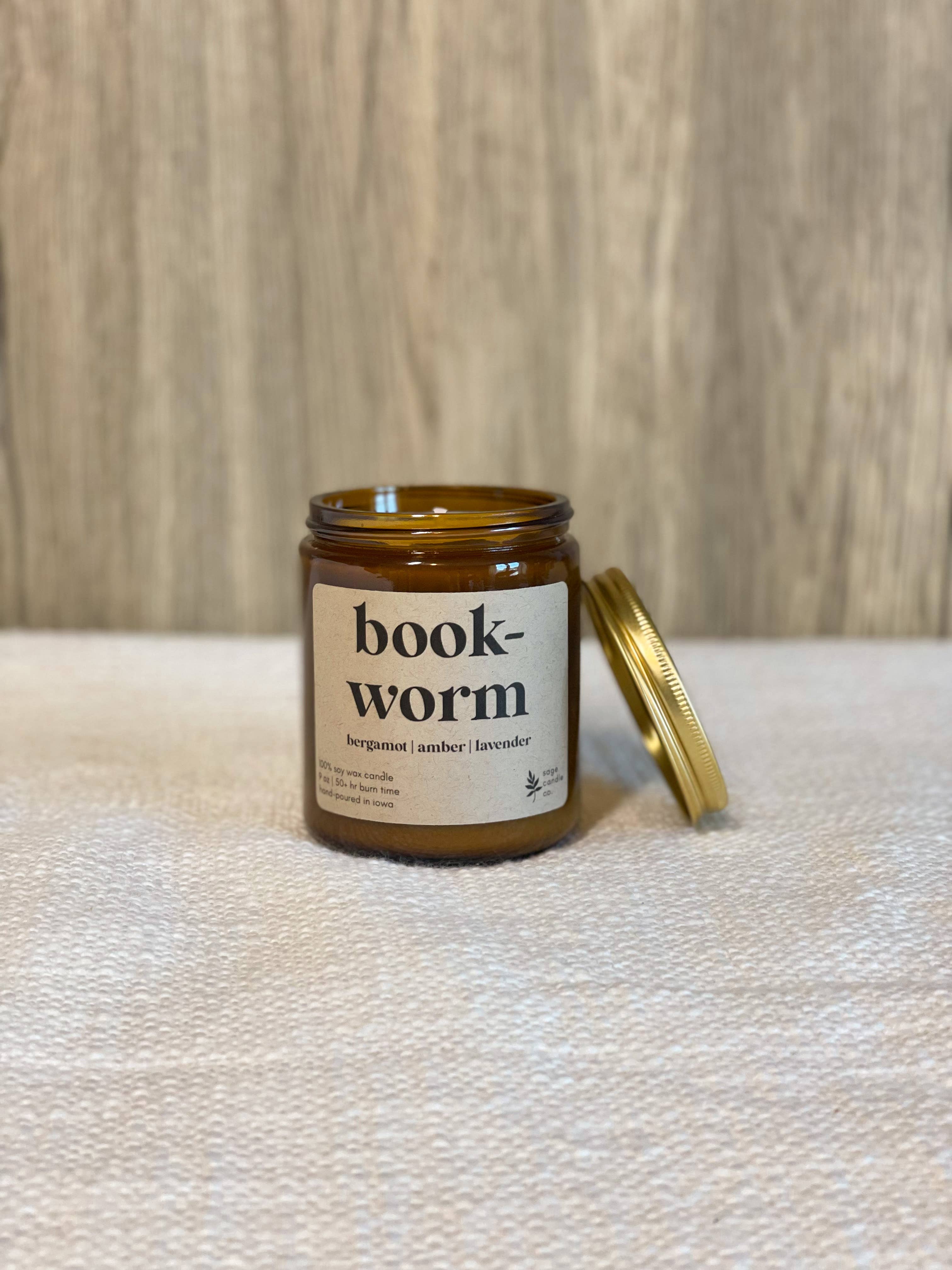 Bookworm - 100% Soy Wax Candle