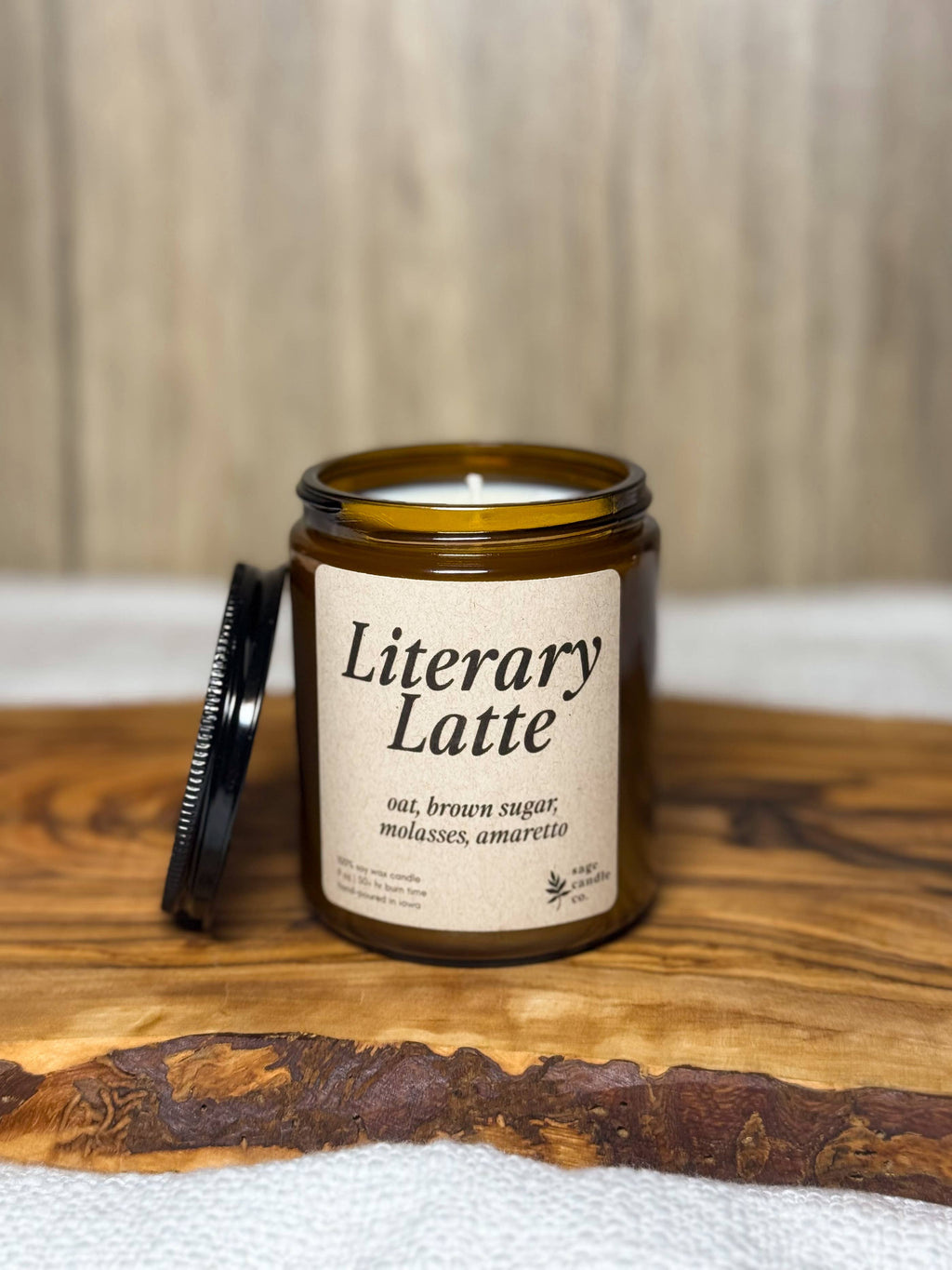 Literary Latte - 100% Soy Wax Candle
