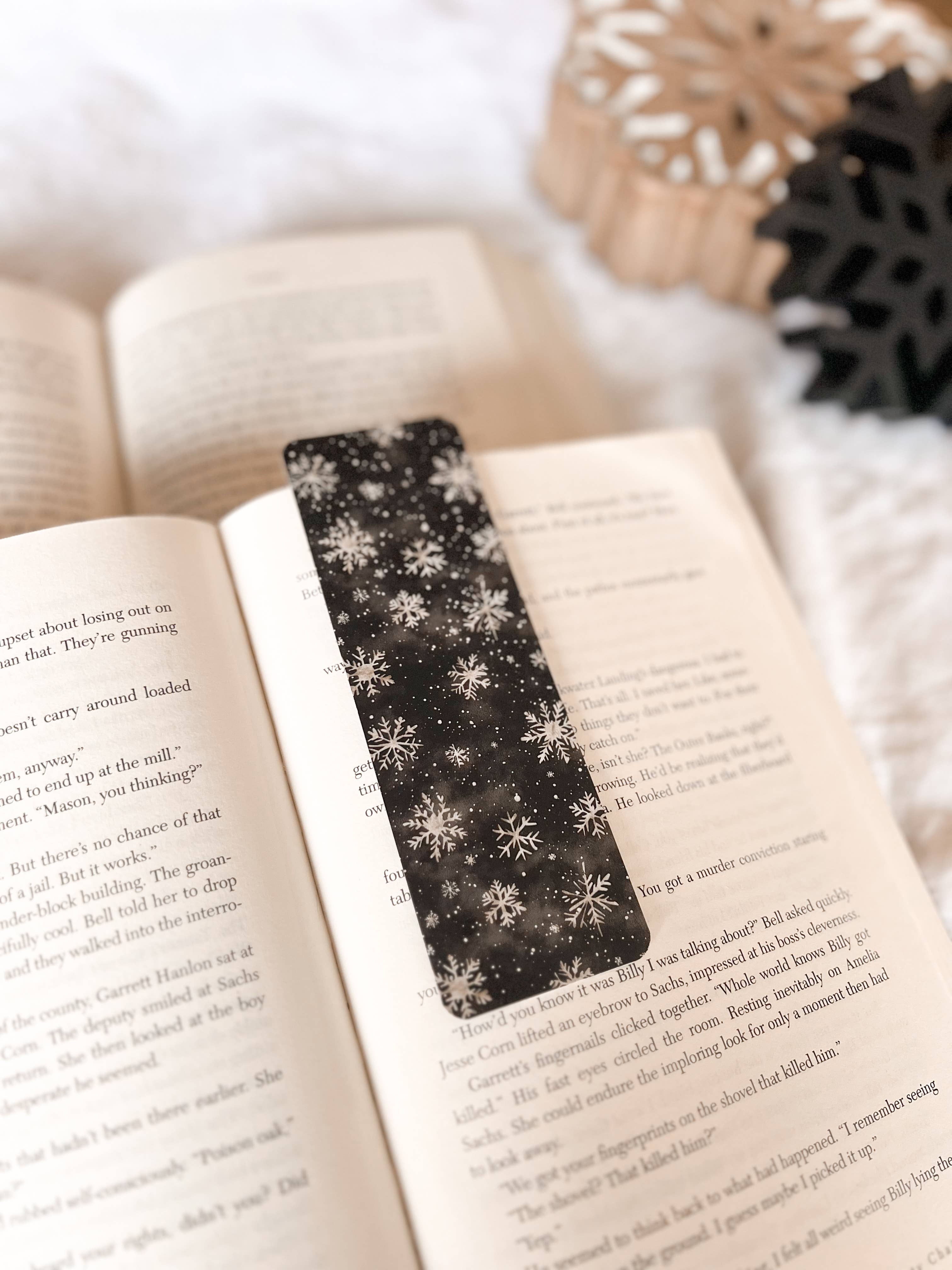Dark Winter Bookmark Set, Neutral Winter