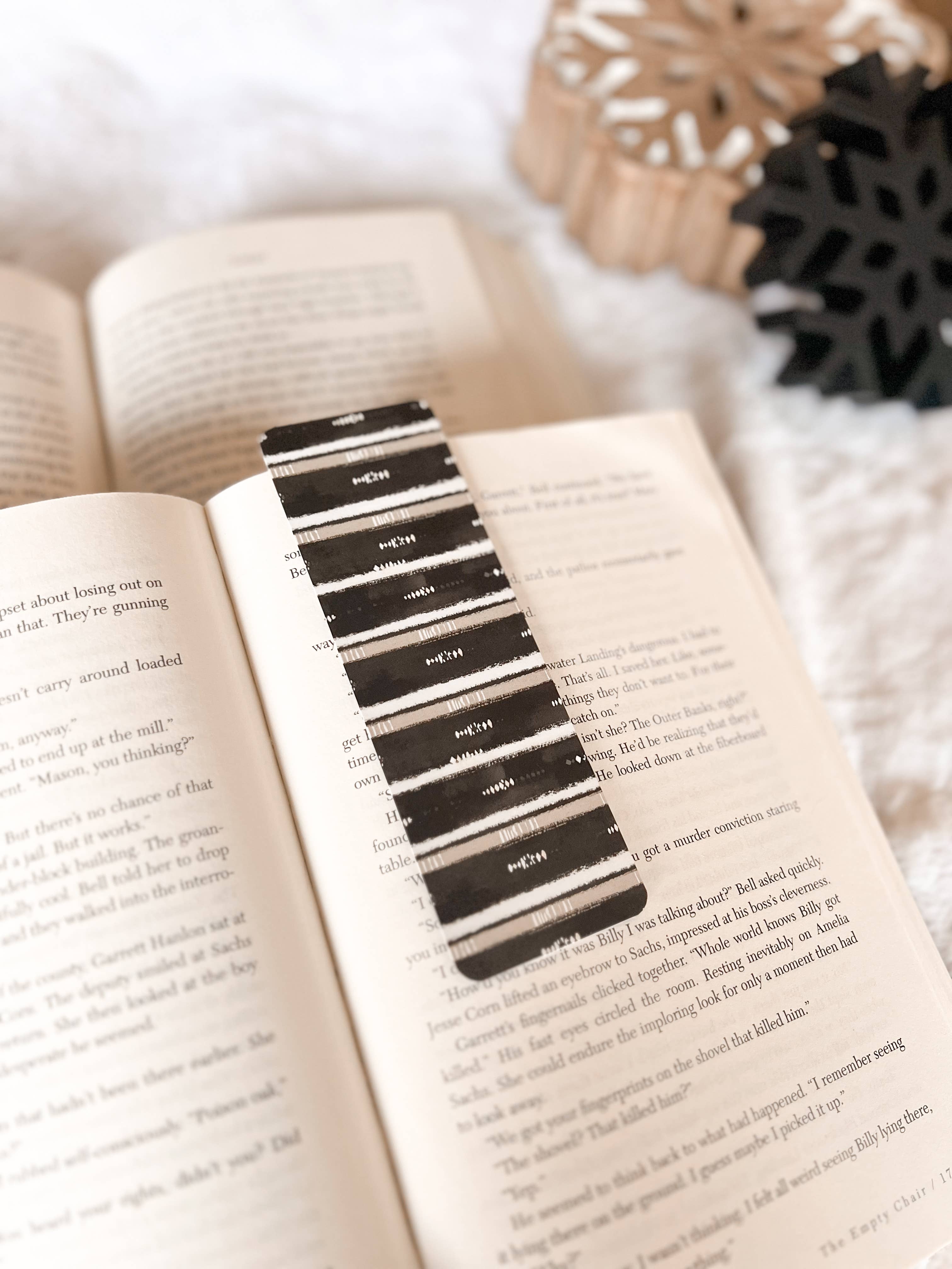 Dark Winter Bookmark Set, Neutral Winter