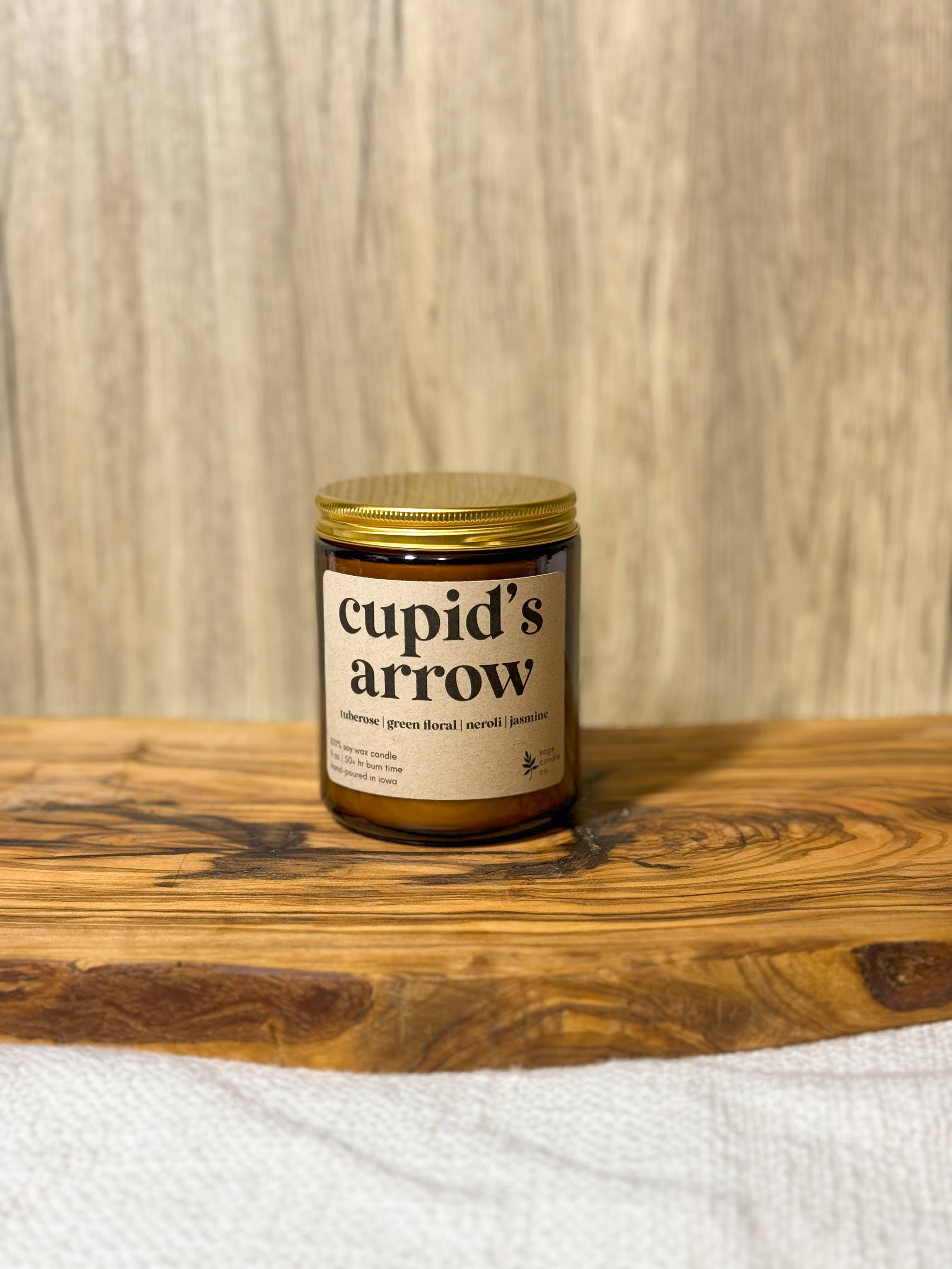 Cupid's Arrow - Valentine's Day Candle - 100% Soy Wax Candle