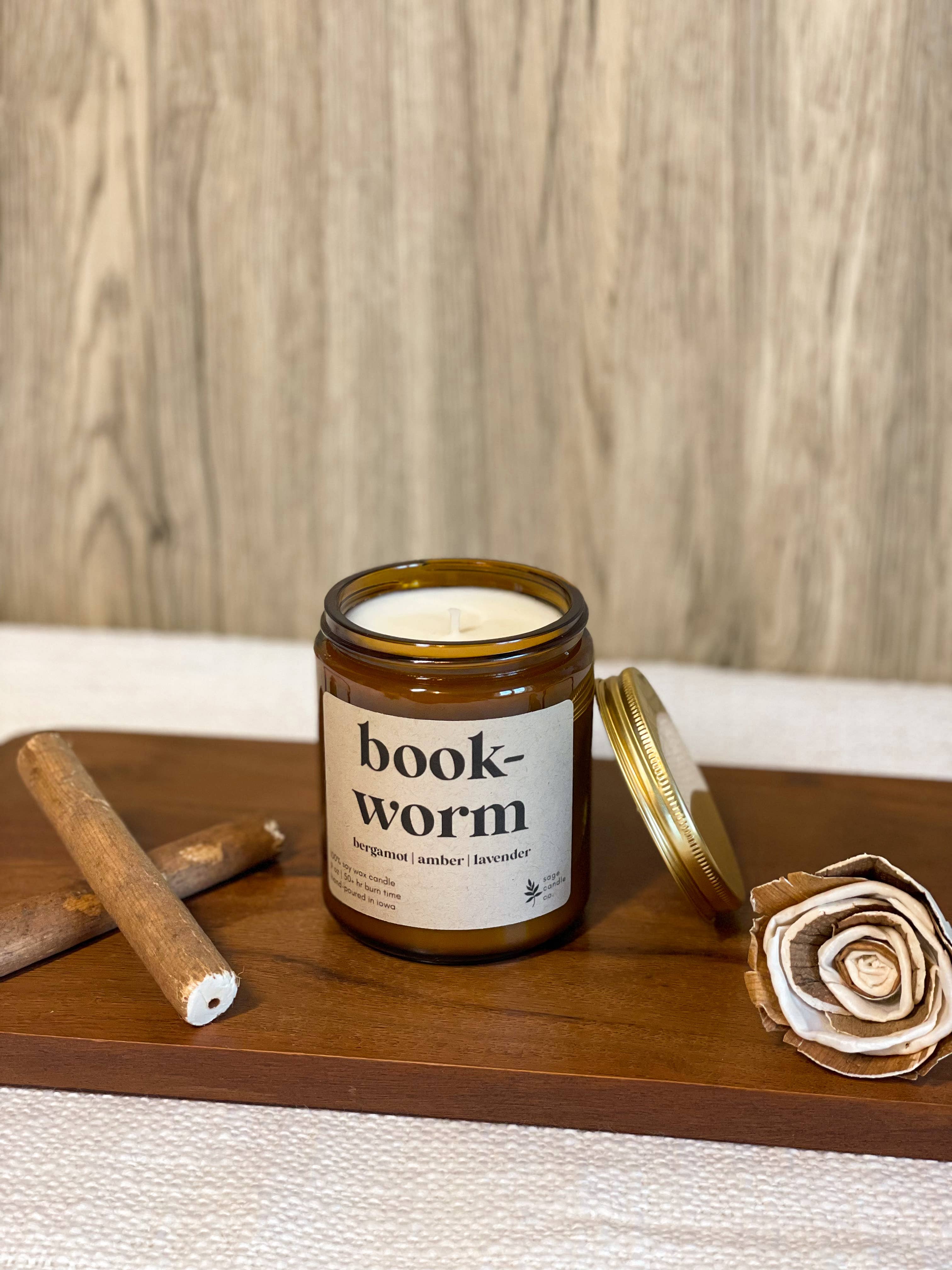 Bookworm - 100% Soy Wax Candle