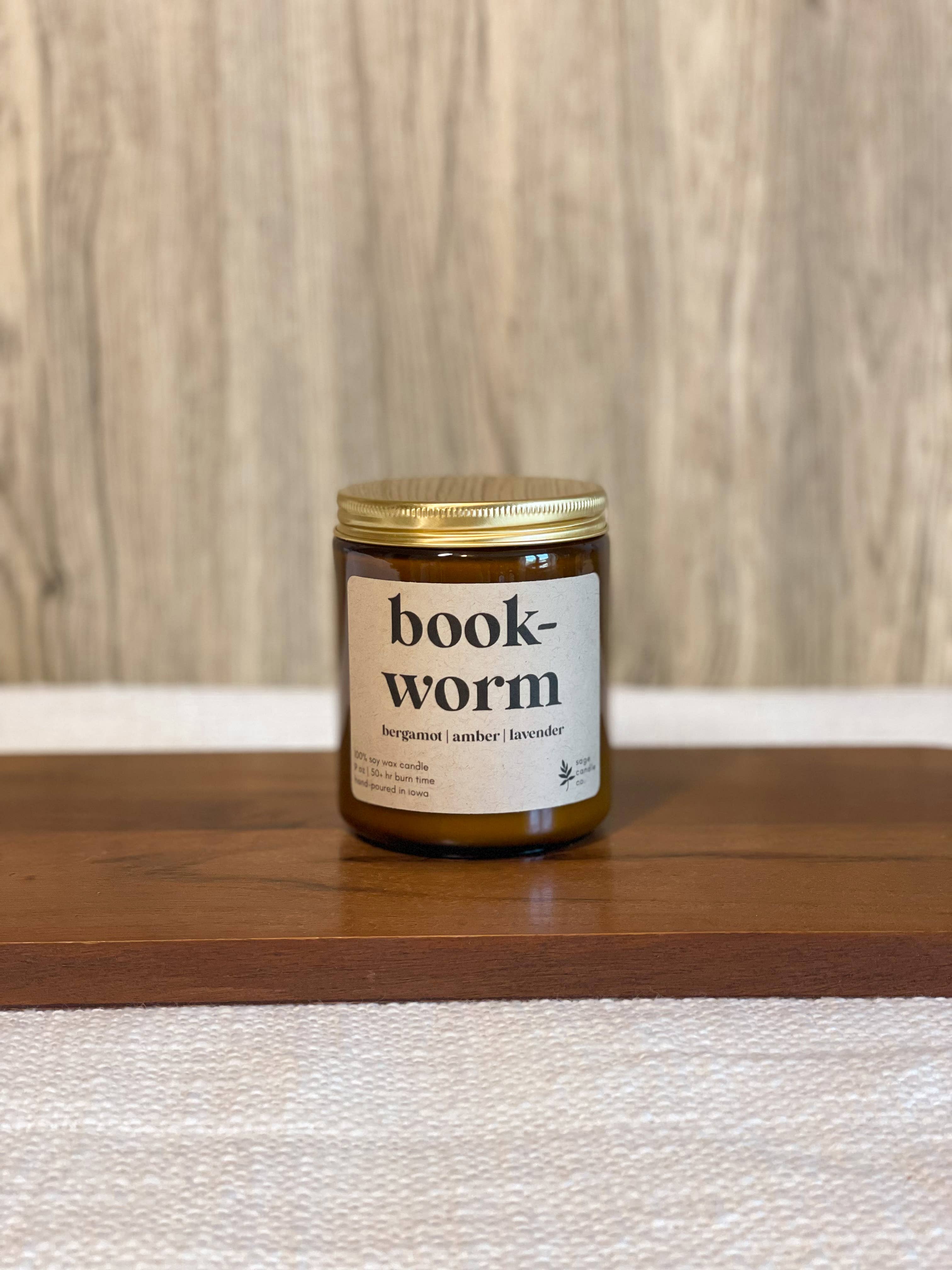 Bookworm - 100% Soy Wax Candle
