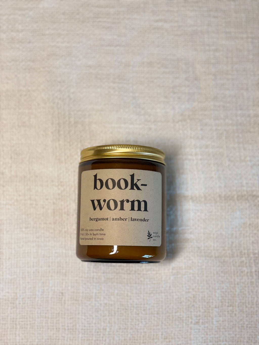 Bookworm - 100% Soy Wax Candle