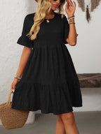 Loose Casual Short-Sleeve Elegant Dress